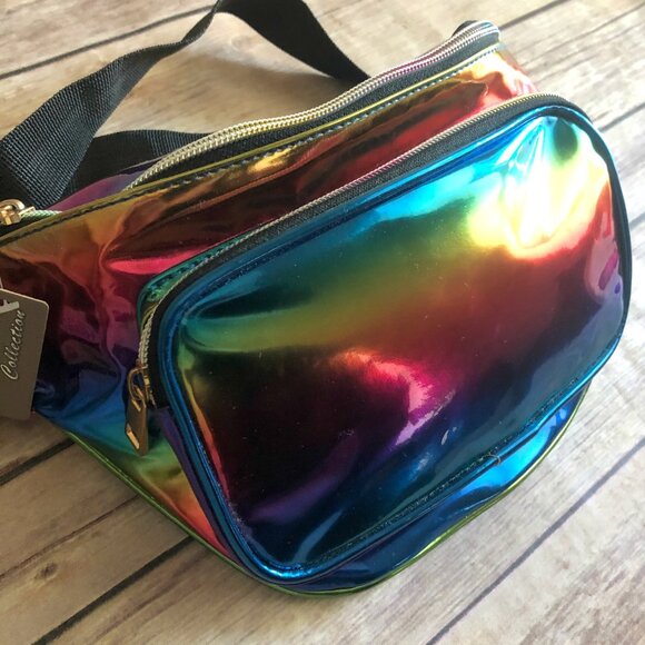 Rainbow PVC Fanny Pack - Picture 12 of 13